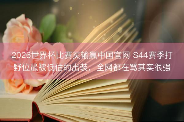 2026世界杯比赛买输赢中国官网 S44赛季打野位最被低估的出装，全网都在骂其实很强
