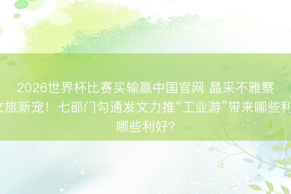 2026世界杯比赛买输赢中国官网 晶采不雅察丨文旅新宠！七部门勾通发文力推“工业游”带来哪些利好？