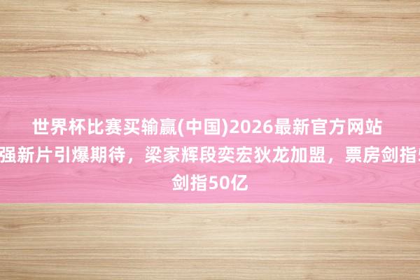 世界杯比赛买输赢(中国)2026最新官方网站 王宝强新片引爆期待，梁家辉段奕宏狄龙加盟，票房剑指50亿
